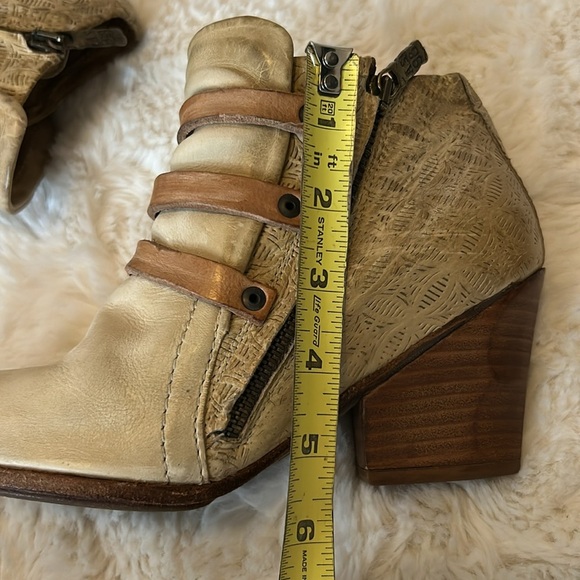A.S.98 Airstep Strappy Buckle Pointed Toe Western Booties - Picture 10 of 10